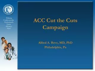 ACC Cut the Cuts Campaign