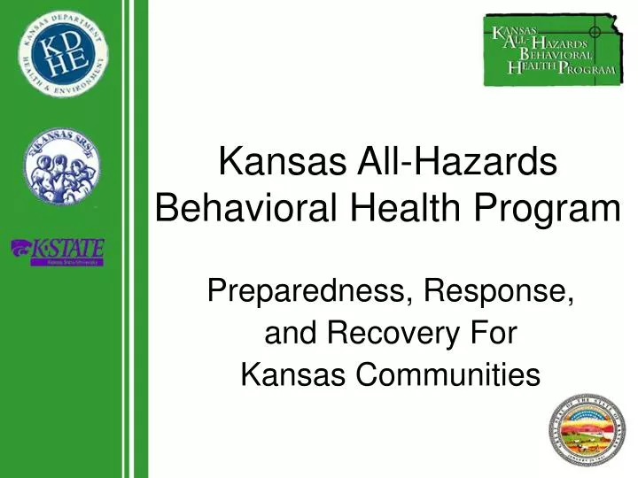 kansas all hazards behavioral health program