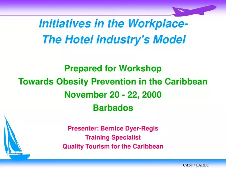 initiatives in the workplace the hotel industry s model