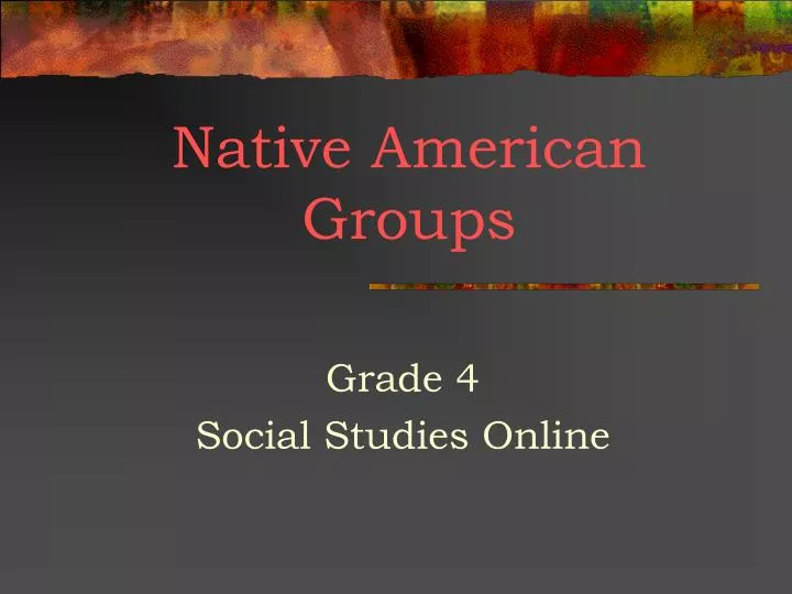 native american groups