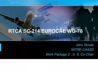 RTCA SC-214/EUROCAE WG-78