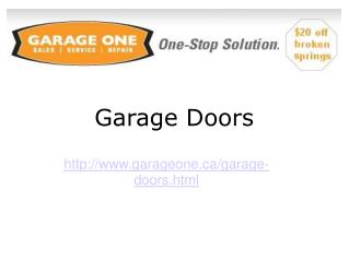 Garage Doors Service Toronto