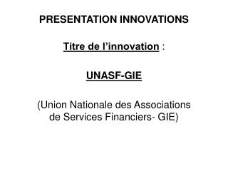 presentation innovations