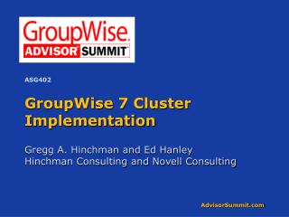 GroupWise 7 Cluster Implementation