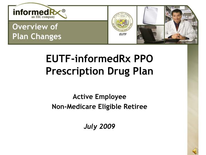 eutf informedrx ppo prescription drug plan
