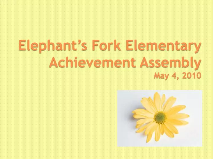 elephant s fork elementary achievement assembly may 4 2010