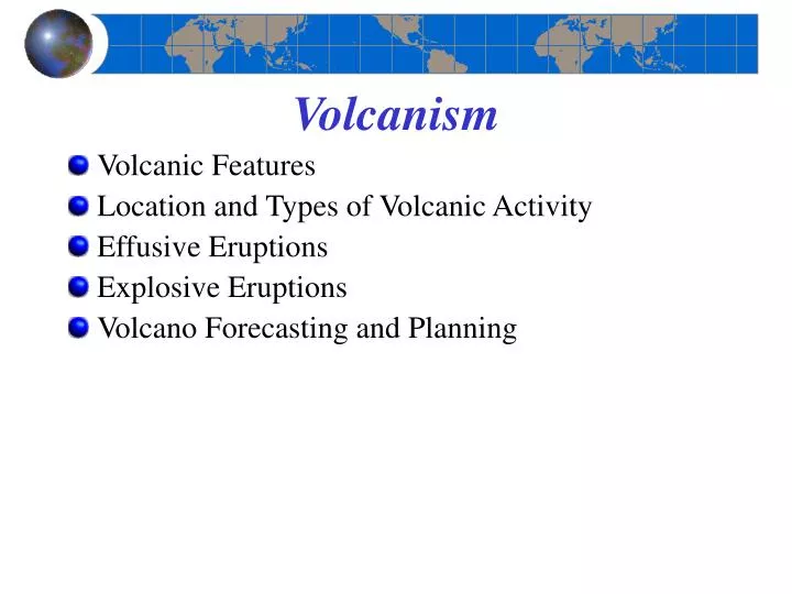 volcanism