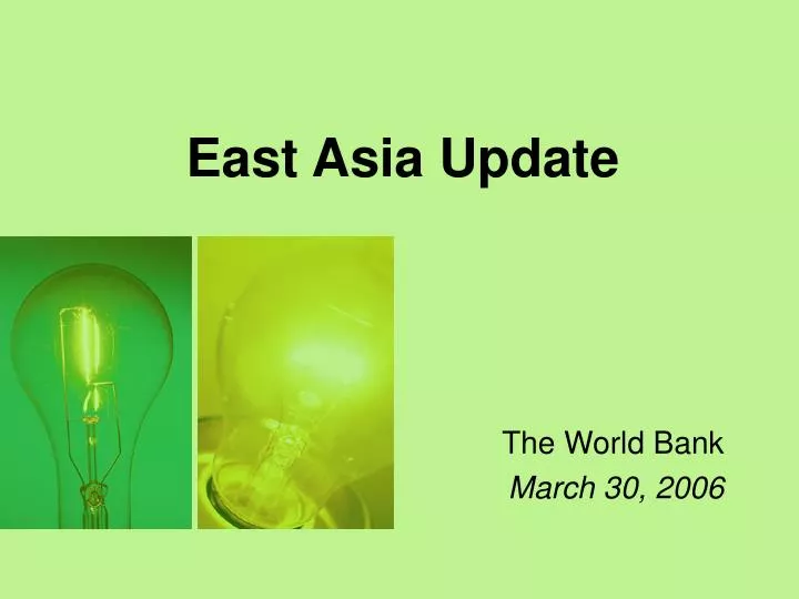 east asia update