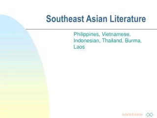 Southeast Asian Literature