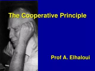 The Cooperative Principle