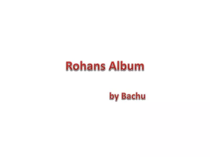 rohans album