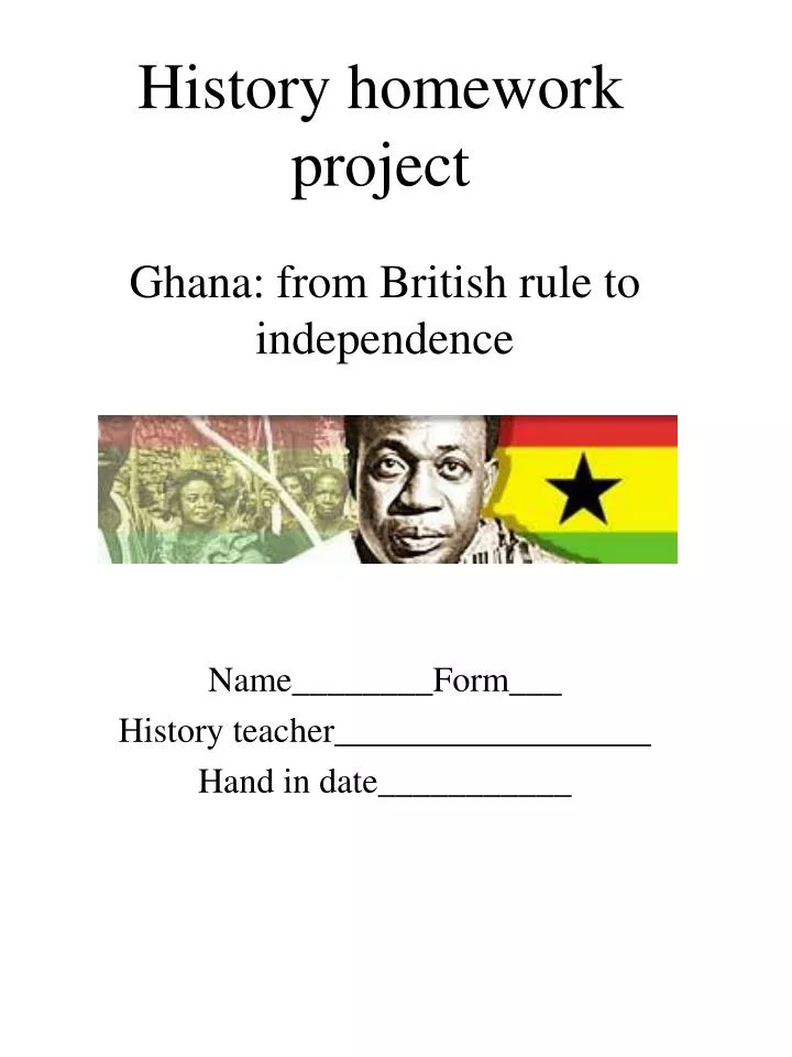 history homework project