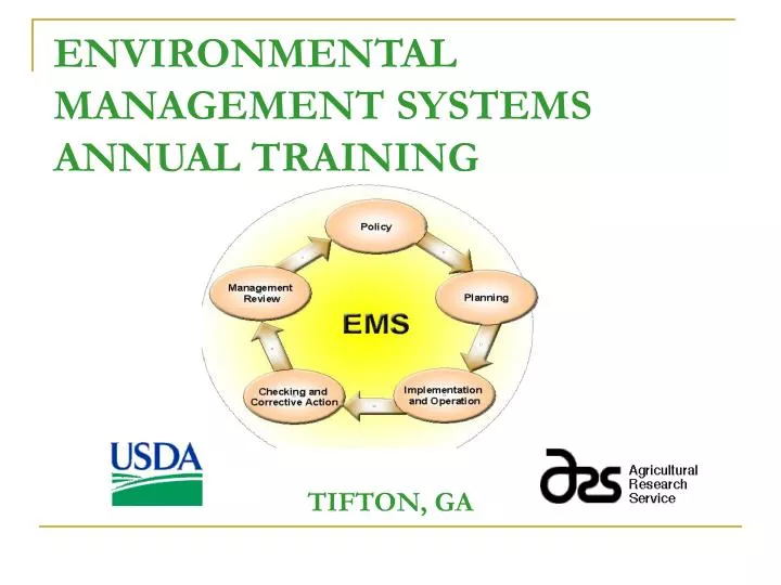 environmental management systems annual training