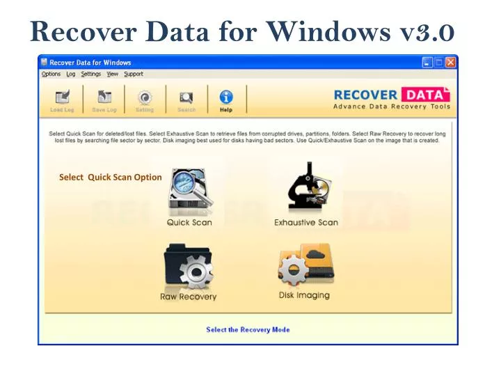 recover data for windows v3 0