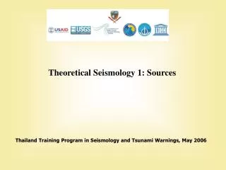 Thailand Training Program in Seismology and Tsunami Warnings, May 2006