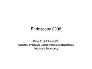 Endoscopy 2008