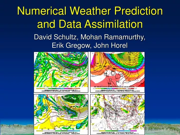 numerical weather prediction and data assimilation
