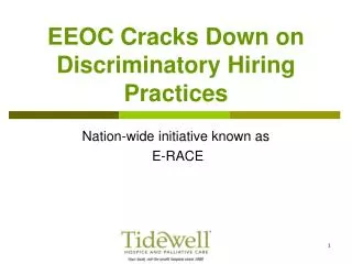 EEOC Cracks Down on Discriminatory Hiring Practices