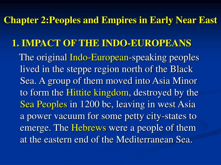 chapter 2 peoples and empires in early near east