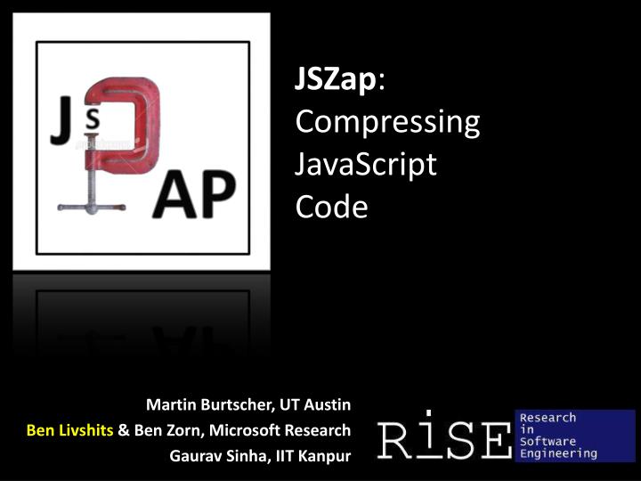 jszap compressing javascript code