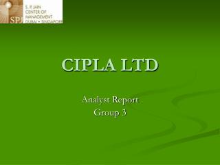 CIPLA LTD