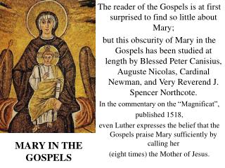 MARY IN THE GOSPELS
