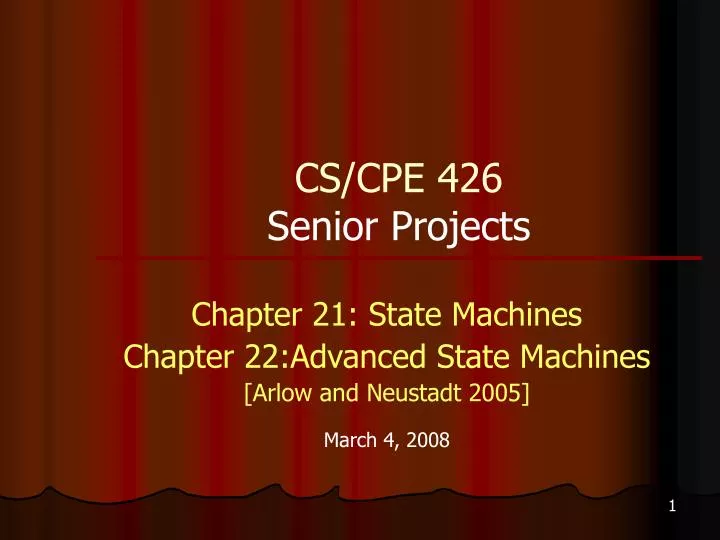 cs cpe 426 senior projects