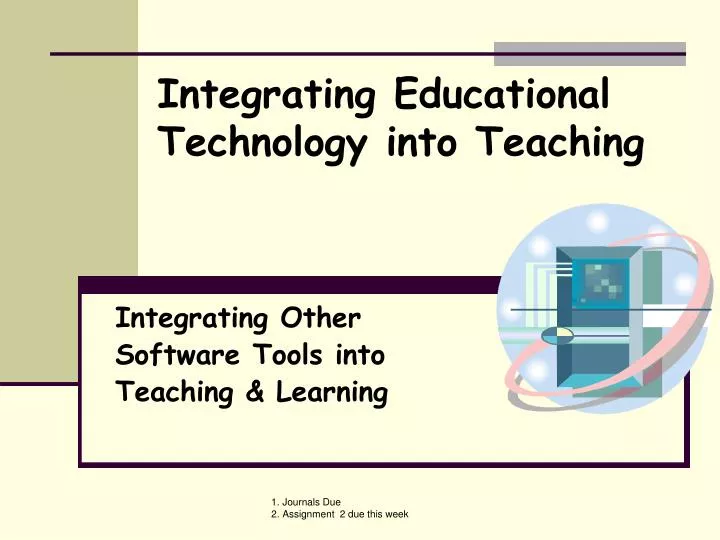 integrating other software tools into teaching learning