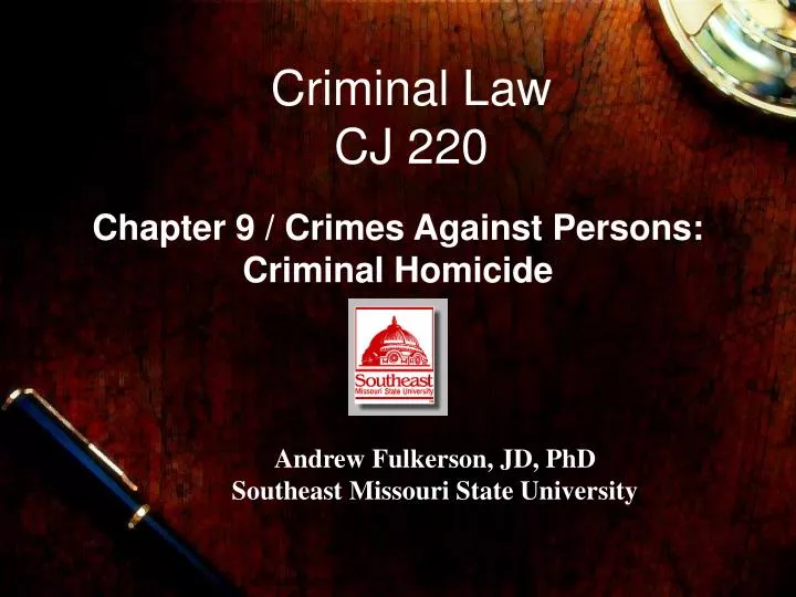 criminal law cj 220