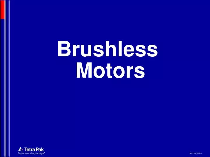 brushless motors
