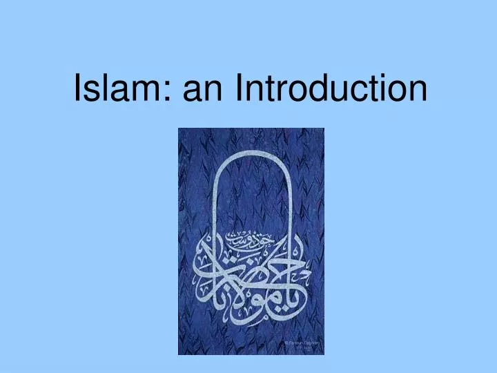 islam an introduction