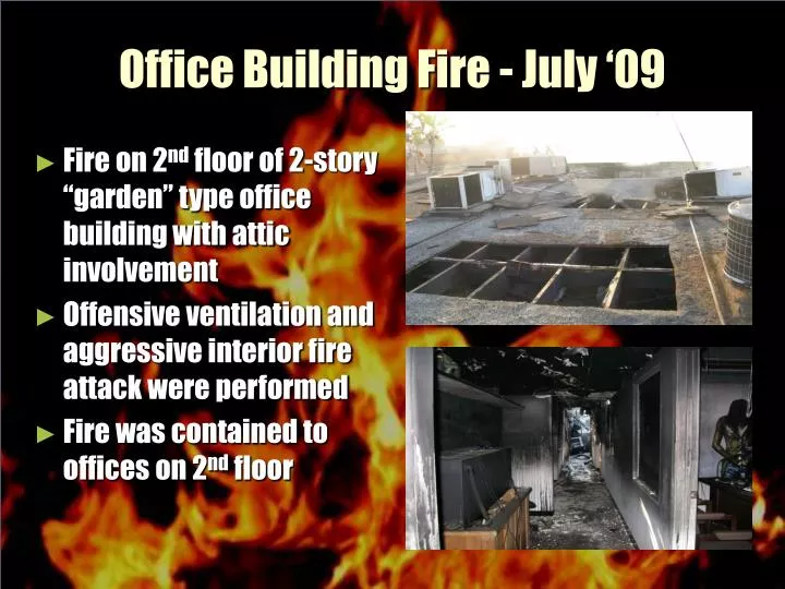 office building fire july 09