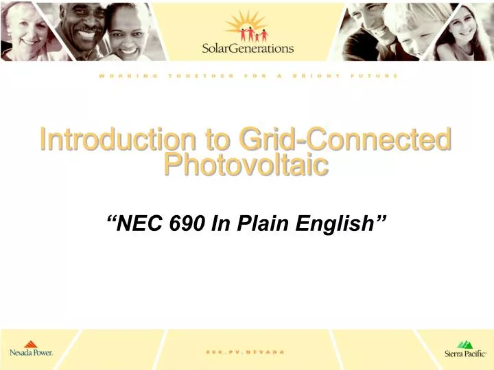 introduction to grid connected photovoltaic nec 690 in plain english