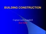 BUILDING CONSTRUCTION - slide 1