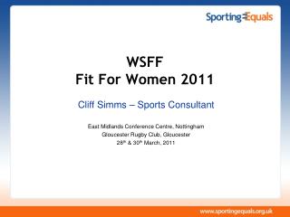 WSFF Fit For Women 2011