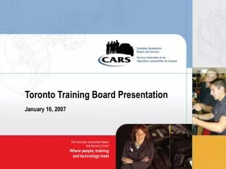 Toronto Training Board Presentation