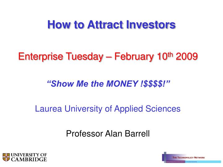 how to attract investors