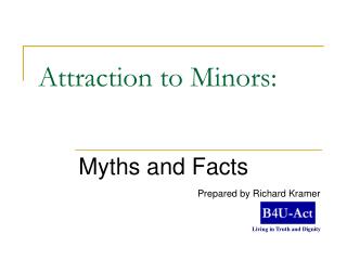 Attraction to Minors: