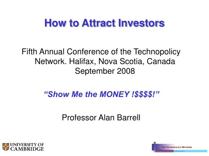 how to attract investors