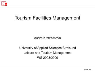 Tourism Facilities Management
