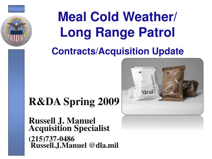 meal cold weather long range patrol