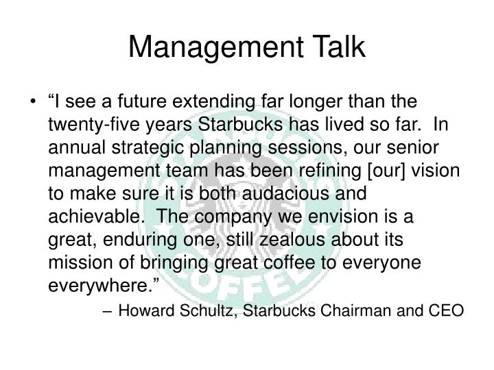 management talk
