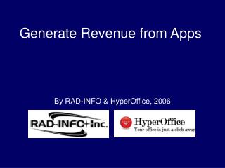 Generate Revenue from Apps