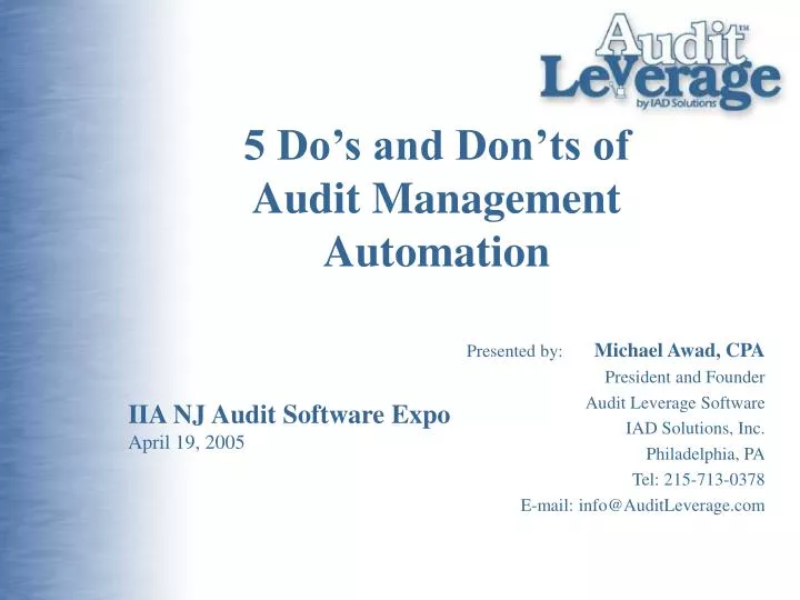 5 do s and don ts of audit management automation
