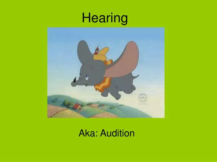 hearing