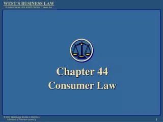 Chapter 44 Consumer Law