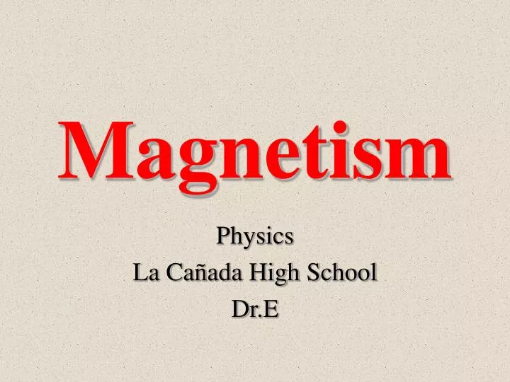 magnetism