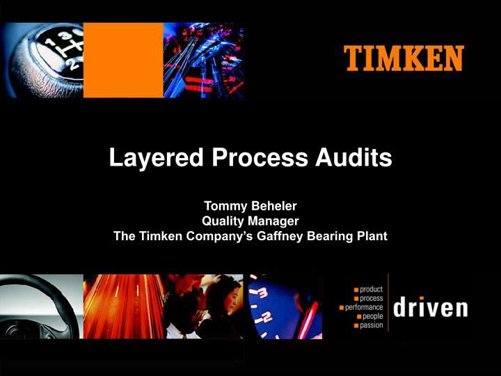 layered process audits