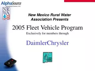 2005 Fleet Vehicle Program