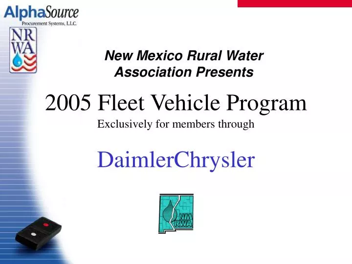 2005 fleet vehicle program